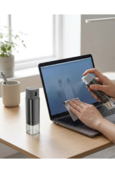 Kompakt Ekran Temizleme Sprey Şişesi Telefon Tablet Bilgisayar Temizlik Şişesi -