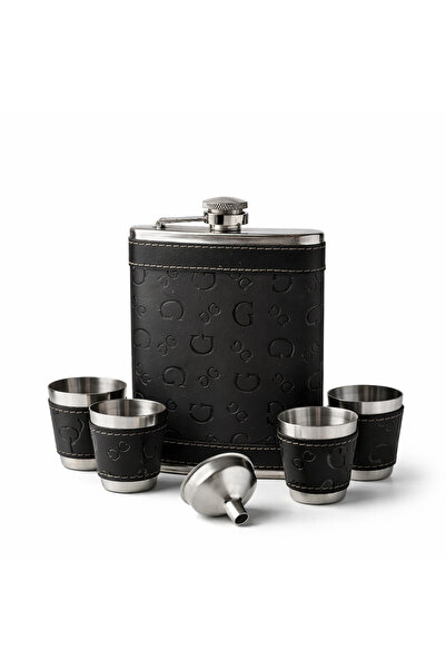 EVVEL ZAMAN ANTİK Paslanmaz Çelik Matara Seti – 6 Parça Şık Hediye Seti