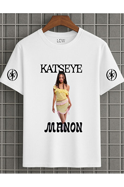 lovver تي شيرت Katseye Group Manon بتصميم خاص عالي الجودة وقابل للتنفس مكون م...