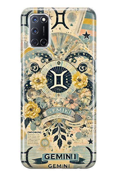 FLAMENKO حافظة هاتف شفافة متوافقة مع هاتف اوبو A52 / A72 / A92 توتوس برج د منقوش