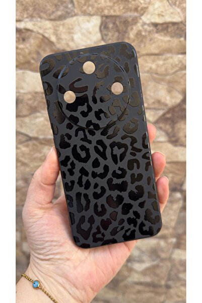 Vip Case Honor Magic 8 Lite Compatible Leopard Printed Pack Silicone Shock-Ab...
