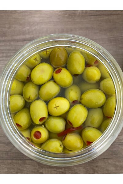 ALTIN GIDA 45 1 KG Biber Dolgulu Yeşil Zeytin (1 Numara)