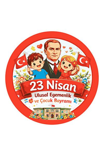 Renkli Dükkan2 23 April National Sovereignty and Children's Day Sticker – 50 ...