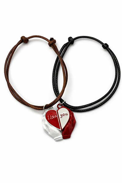 MakeWell Best Friends Magnetic Heart Bracelet – Set of 2 Friendship Bracelets...