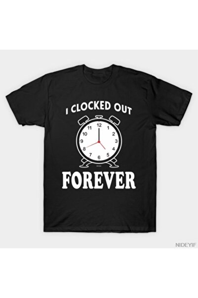 Flood Of Style I Clocked Out Forever Ανδρικό Γυναικείο T-Shirt 100% Μπλουζάκι...