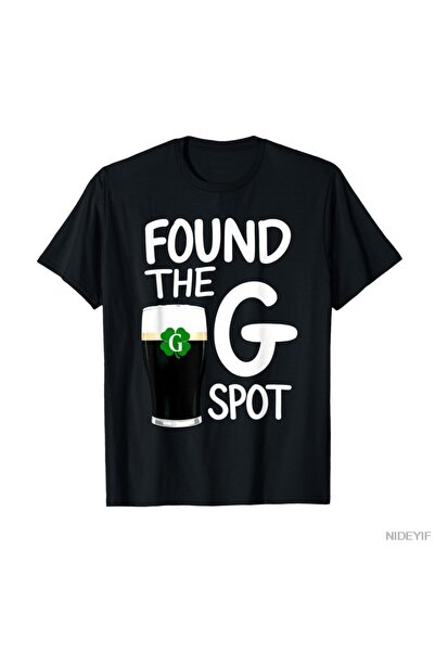 Flood Of Style I Found The G Spot Funny St Patricks Beer Tricou bumbac 100% u...