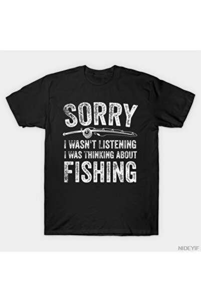 Flood Of Style Συγγνώμη που δεν άκουσα, σκέφτηκα στο ψάρεμα. 100% βαμβάκι για...