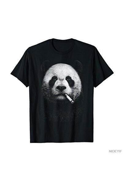 Flood Of Style Smoking Panda Smoking Funny Meme Stupid Brain Disorder Y2K Tri...