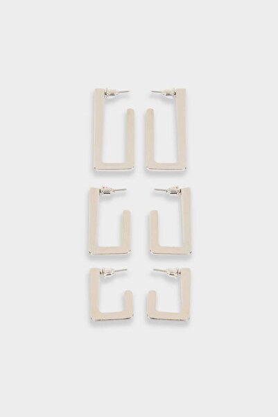 DeFacto Women's 3-Piece Earrings G4461Axns