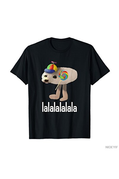 Flood Of Style Μπλουζάκι με μιμίδιο Silly Seal with Lollipop Lalalalalala για...