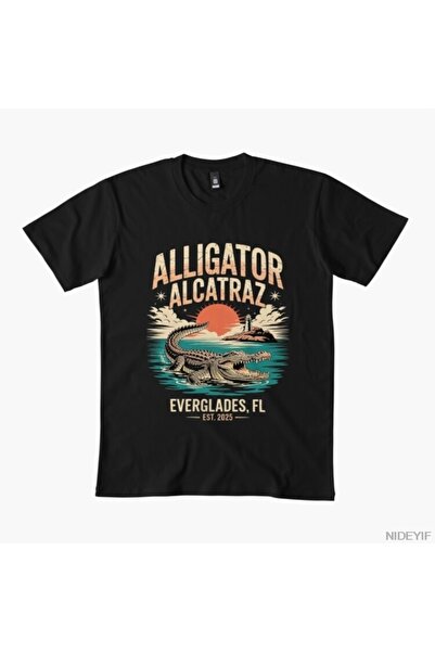 Flood Of Style Αστείο μπλουζάκι Meme Florida Everglades 100% Βαμβάκι T-shirt ...