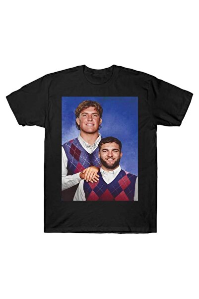 Flood Of Style Cam Skattebo and Jaxson Dart Step Brothers New York Football F...