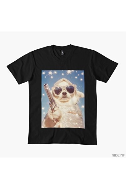 Flood Of Style Πολυτελές μπλουζάκι Chihuahua 100% για άνδρες Γυναικεία μπλουζ...