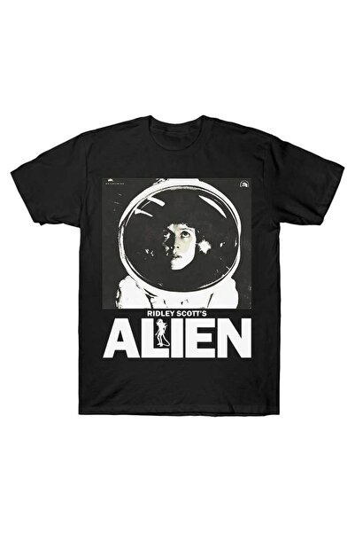 Flood Of Style Alien Movie 1979 Vintage tricou Tricou 100% bumbac pentru bărb...