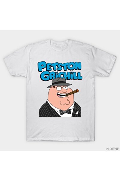 Flood Of Style Peter Griffin ca Winston Churchill, parodie mashup, tricou vin...