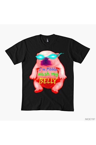 Flood Of Style Sunt Pibble Spălați-mi burta Tricou amuzant cu meme câinești p...