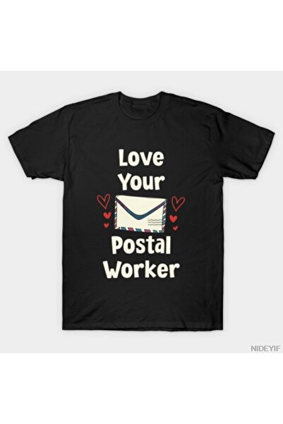 Flood Of Style Στολή Love Your Postal Worker Αστείο μπλουζάκι παράδοσης δεμάτ...