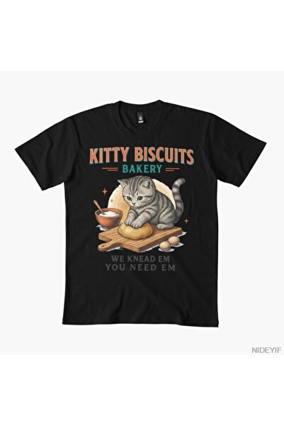 Flood Of Style Αστείο μπλουζάκι γάτας για άνδρες Γυναικεία 100% P Βαμβάκι u T...