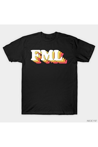 Flood Of Style FML Ανδρικό Γυναικείο Μπλουζάκι 100% Μπλουζάκια Βαμβάκι τεμαχί...