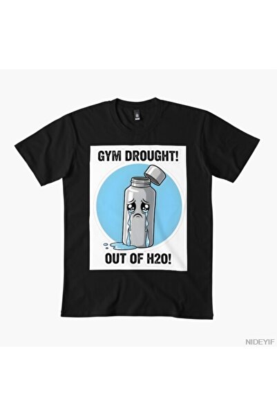 Flood Of Style Sad Empty Crying Water Bottle Gym Humor Cartoon tricou 100% pe...