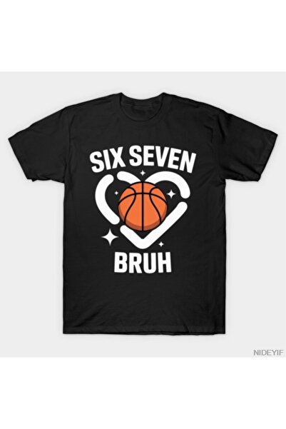 Flood Of Style 67 Meme Six Seven Bruh Μπάσκετ Μπλουζάκι για την Ημέρα του Αγί...