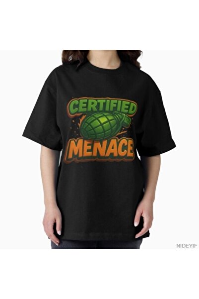 Flood Of Style Certified Menace t Shirt for Men Women 100% P Cotton U t Shirt...