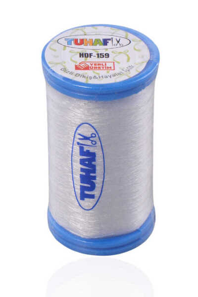 Tuhafix HAYALET İP MAKARA LASTİK GİPE BEYAZ (HDF-158)