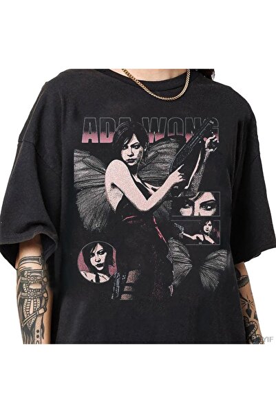 Flood Of Style تي شيرت ADA WONG Resident Evil Biohazard Game تي شيرت 100% قطن...