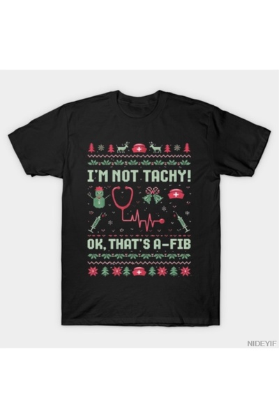 Flood Of Style أنا لست سريعًا! هناك تي شيرت A-FIB للرجال والنساء 100% قطن قطن...