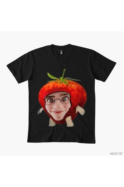 Flood Of Style Μπλουζάκι Strawberry Meme Ανδρικό Γυναικείο 100% Σετ Βαμβάκι μ...