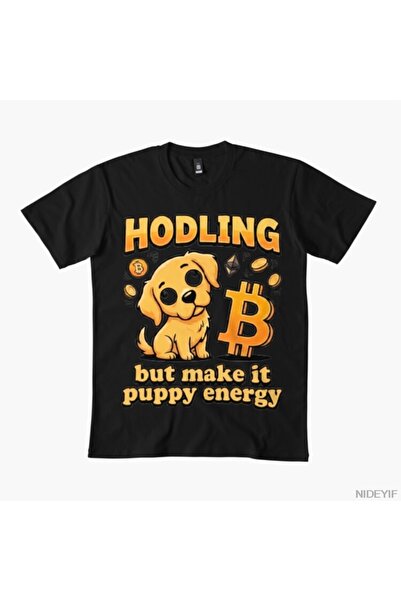 Flood Of Style Hodling But Make It Puppy Energy Ανδρικό Γυναικείο T-Shirt 100...