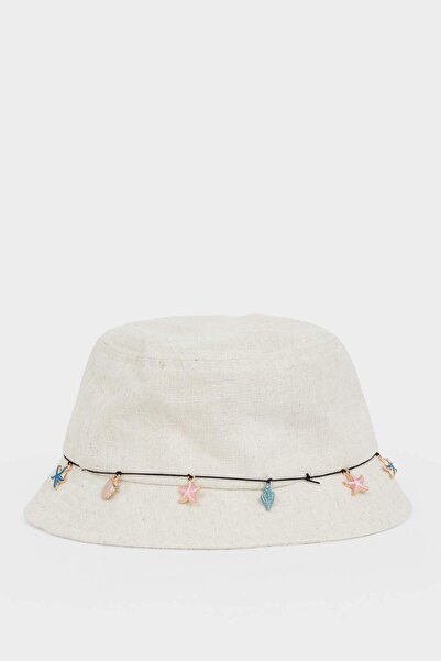 DeFacto Βαμβακερό καπέλο bucket για κορίτσια G6031A826SM