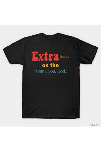 Flood Of Style Heavy Extra _Thank E Δερμάτινο m, Μπλουζάκι God Damn για Άνδρε...