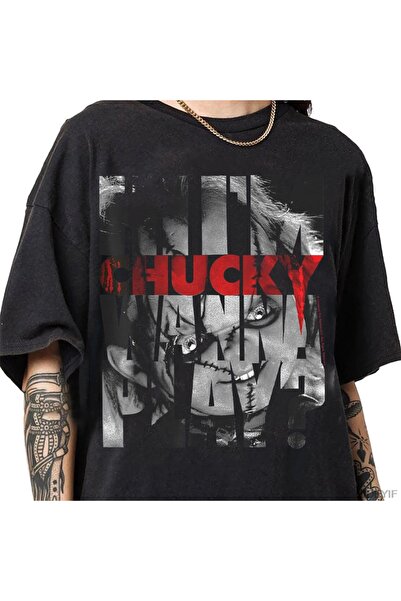 Flood Of Style Παιδικό παιχνίδι Μπλουζάκι με στάμπα  "Γεια, είμαι ο Τσάκι Θέλ...