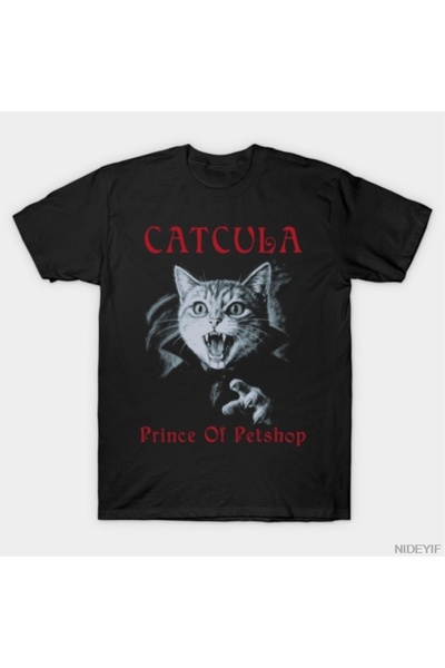 Flood Of Style Tricou Catcula petshop prințul pentru bărbați și femei 100% bu...