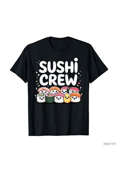 Flood Of Style Αστείο μπλουζάκι τέχνης σούσι για άνδρες Γυναικεία 100% P Βαμβ...