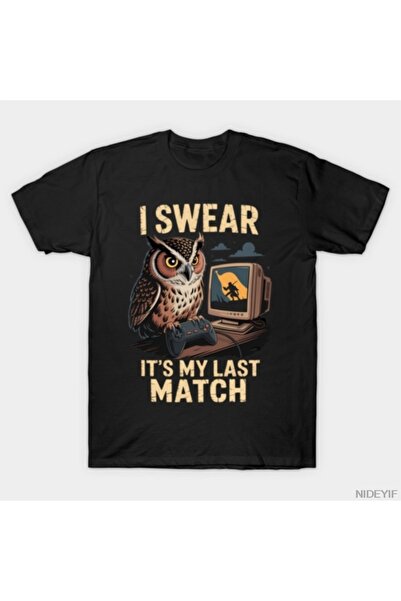 Flood Of Style Funny Game Night Owl Gamer Meme Joke Video Games Tricou 100% p...