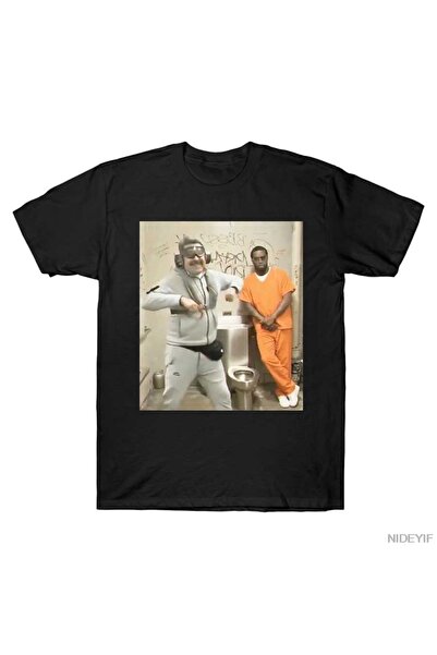 Flood Of Style Cellmate Meme Αστεία μπλουζάκια για άνδρες Γυναικεία 100% Βαμβ...