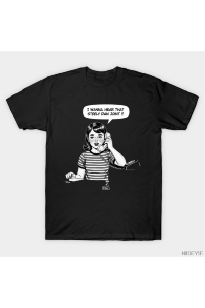 Flood Of Style Θέλω να ακούω αυτό το μπλουζάκι Steely Dan Joint Girl Pop-Art ...