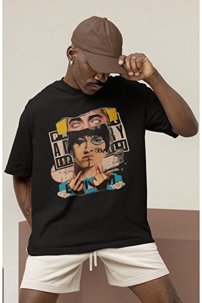 SEVBANO تي شيرت بتصميم Eminem Rapper Singer مطبوع للجنسين مقاس كبير