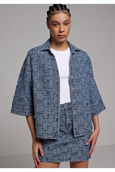 Colin's supradimensionat Cămașă cu mânecă lungă pentru femei, cu guler clasic...