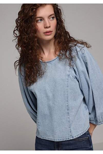 Colin's Cămașă pentru femei Regular Fit Light Indigo D denim