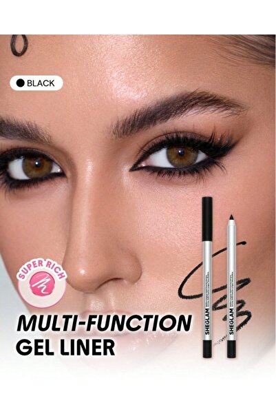 SHEGLAM Boldline Uzun Süre Kalıcı Jel Göz Kalemi-(Suya Dayanıklı Eyeliner&Kajal)