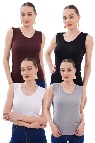 bykombincim Ženski bodi bez rukava sa princezom ovratnikom Viskoza od tkanine...