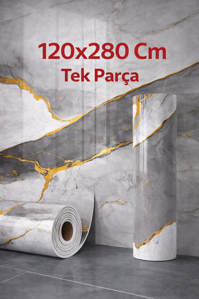 UKAB DEKOR 120x280 Cm 1 Adet Lüks Dekoratif Kendinden Yapışkanlı Esnek Köpük-...