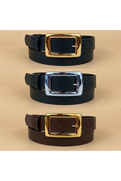 Mynoa Set de 3 piese Gold cu cataramă pentru femei: Jachetă curea i, Pantalon...