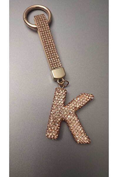 mixify Letter K Zircon Stone Charm/ Keychain /Car Ornament