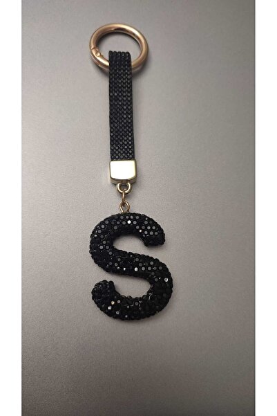 S Harfli Zirkon Taşlı Charm/Anahtarlık/Araba Süsü