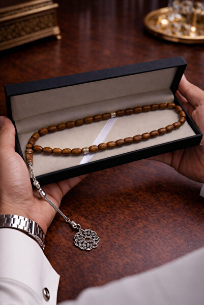 Generic Luxurious scented rosary with wooden beads and an elegant box – a lux...