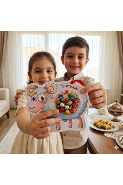 ATÖLYE MİLLA Kurban Bayramı hediye şeker çikolata kutusu konsept hediyelik 10'lu